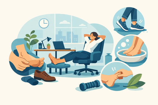 5 Tipps gegen Fußermüdung für lange Arbeitstage