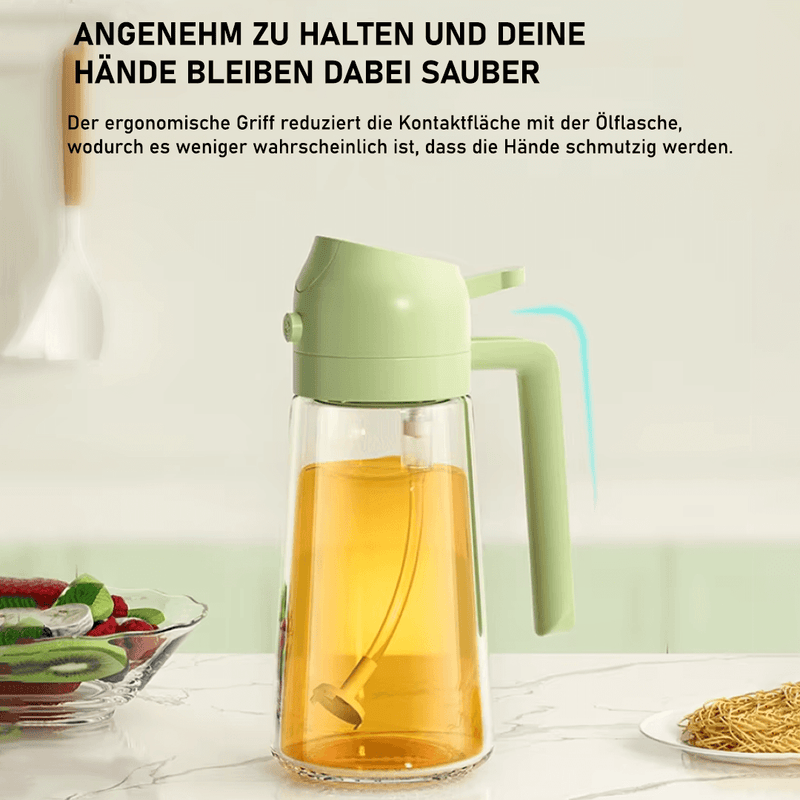 2 in 1 Sprayflasche für Öl und Essig